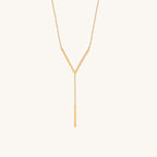 Minimal Letter Gold Plated Stainless Steel Necklace For Women - TIRAAYA