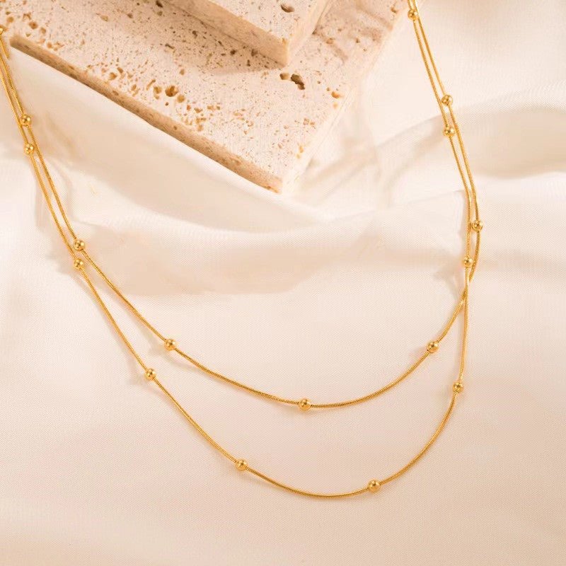 Vintage Flower Pendant Necklace With 18K Gold Plated Finish - TIRAAYA