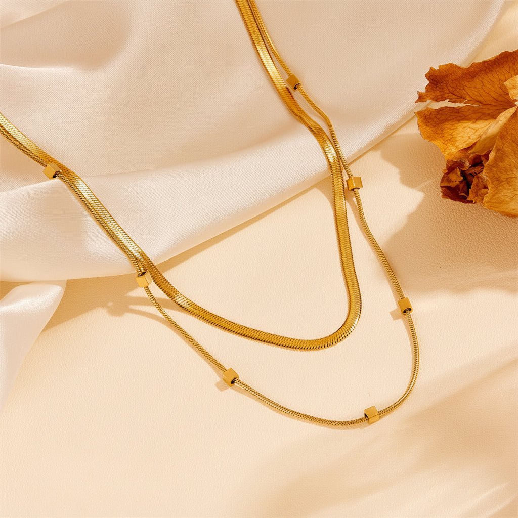 Vintage Flower Pendant Necklace With 18K Gold Plated Finish - TIRAAYA