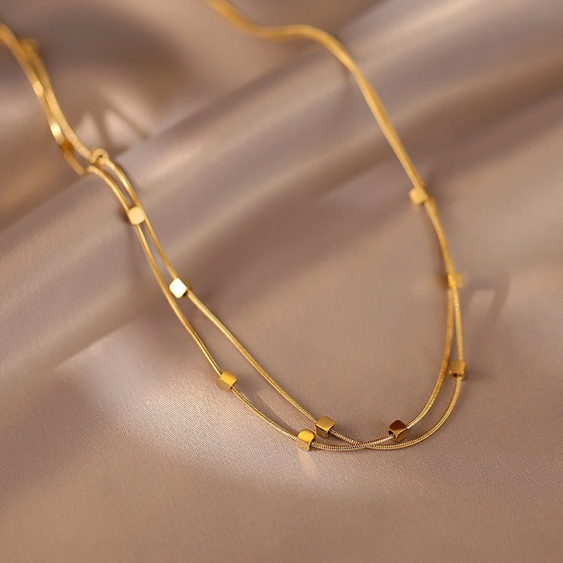 Vintage Flower Pendant Necklace With 18K Gold Plated Finish - TIRAAYA