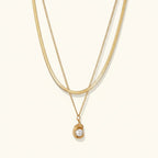 Sweet Pea Design Gold Plated Stainless Steel Jewelry Set - TIRAAYA