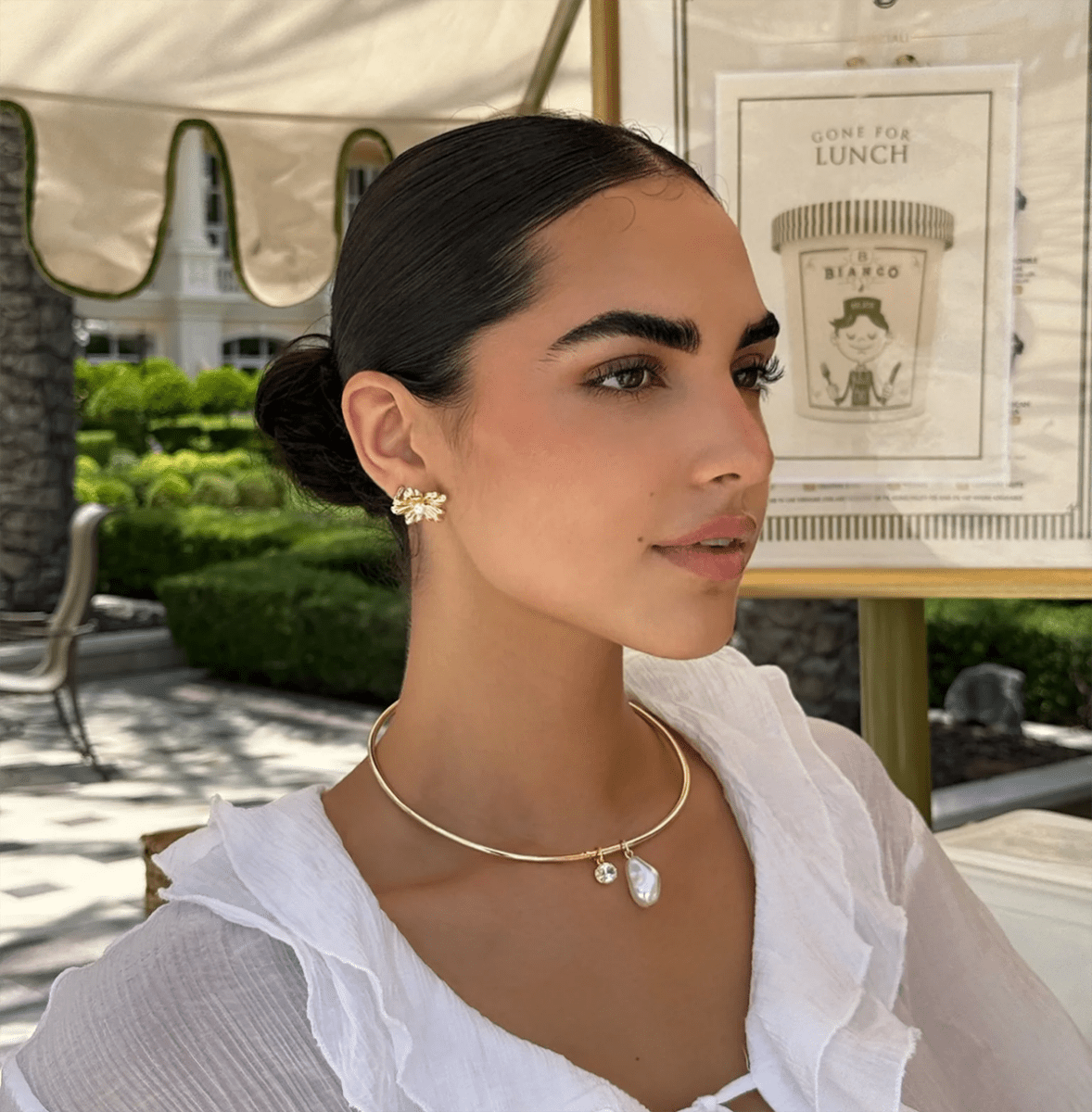 Elegant Star Pearl Choker With Real Gold Plated Finish - TIRAAYA