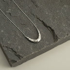 Playful Smiley Geometric Long Stainless Steel Sweater Chain Necklace - TIRAAYA